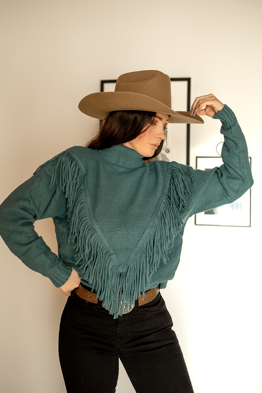 Felicia Fringe Sweater