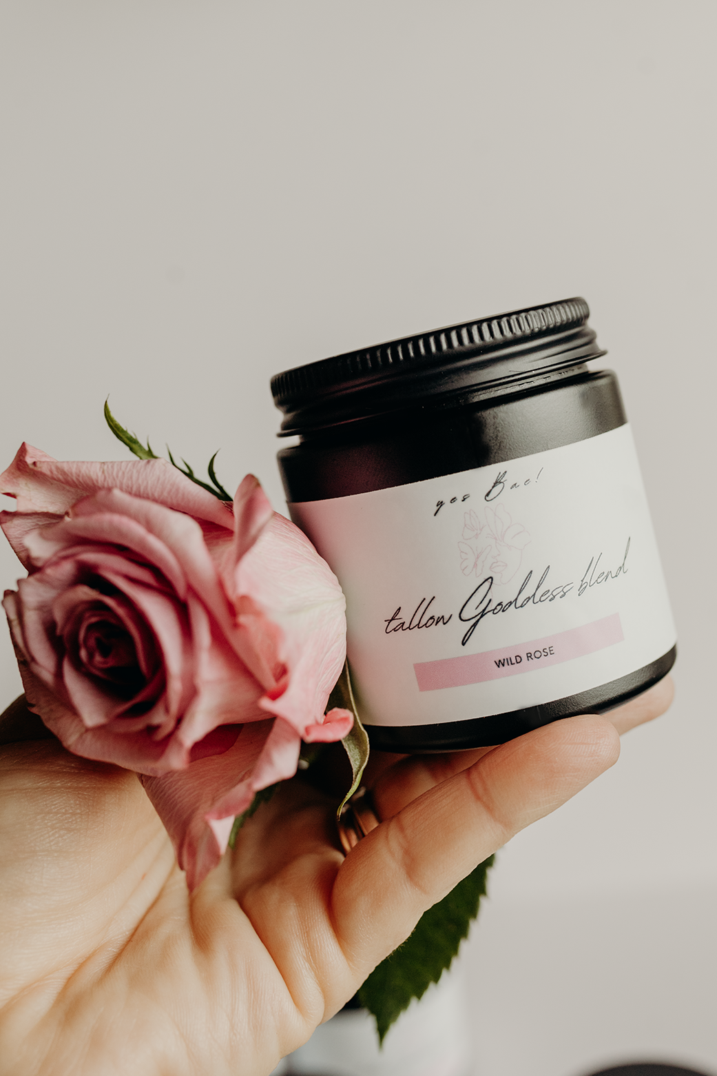 Grass-fed tallow skincare collection featuring Tallow Goddess Blends organic skincare