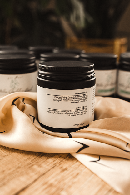 Tallow Goddess Blend – Helichrysum &amp; Frankincense Face Moisturizer