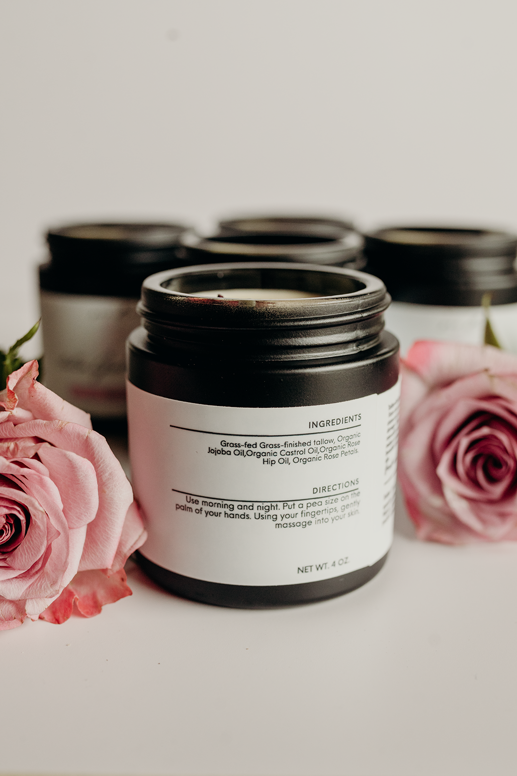Tallow Goddess Blend – Wild Rose | Grass-Fed Whipped Tallow Face Moisturizer