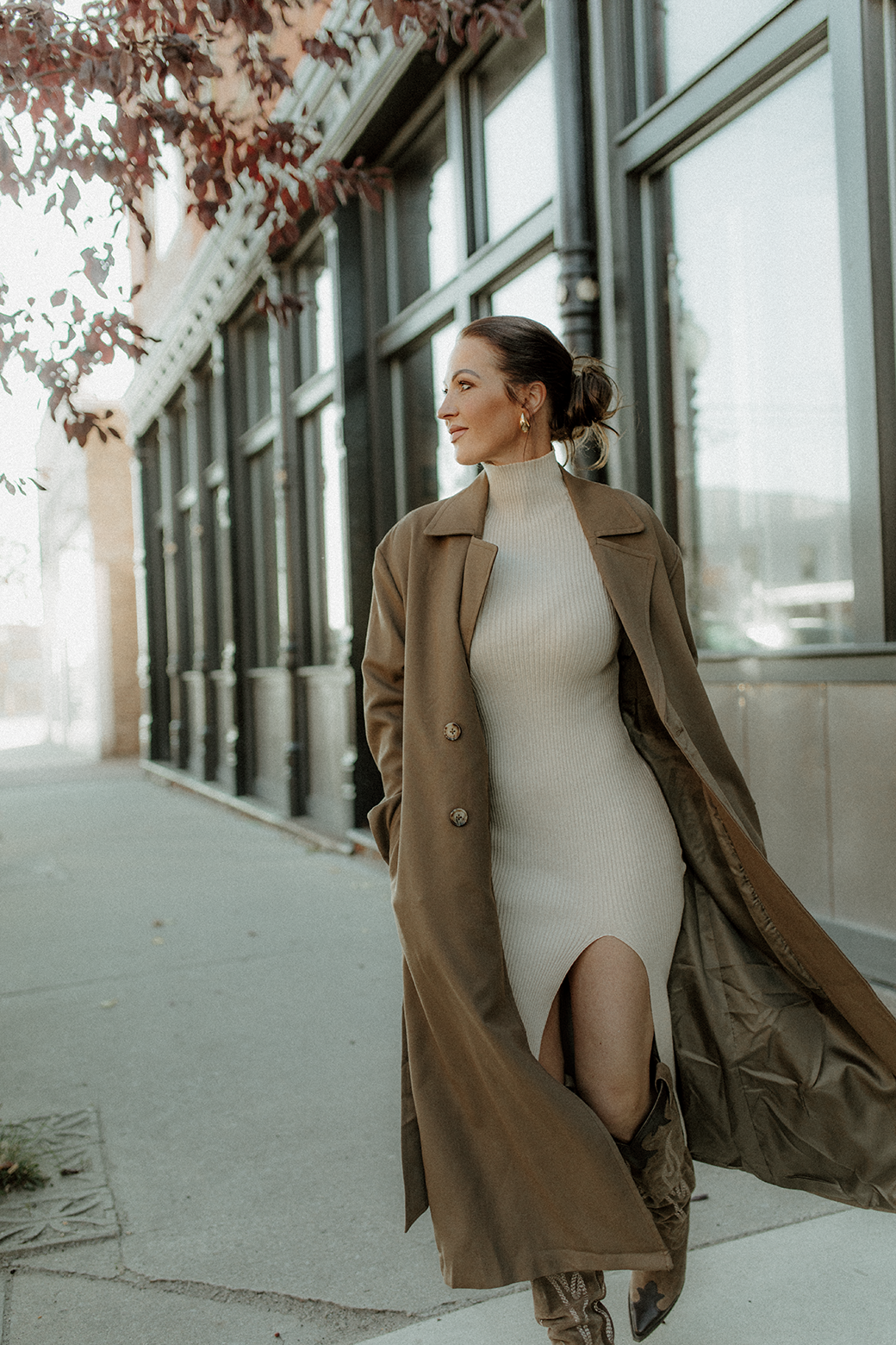 Yes Bae! Taupe Trench Coat