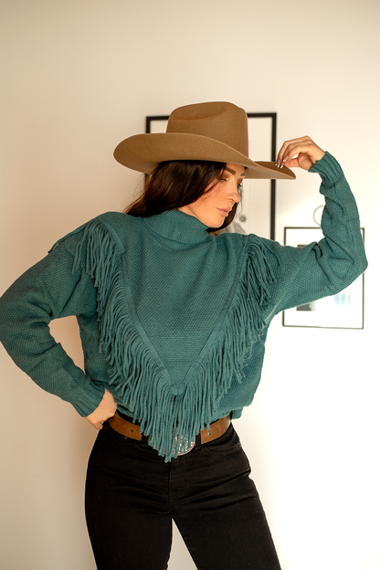 Felicia Fringe Sweater