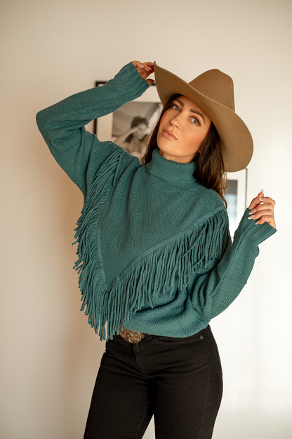 Felicia Fringe Sweater