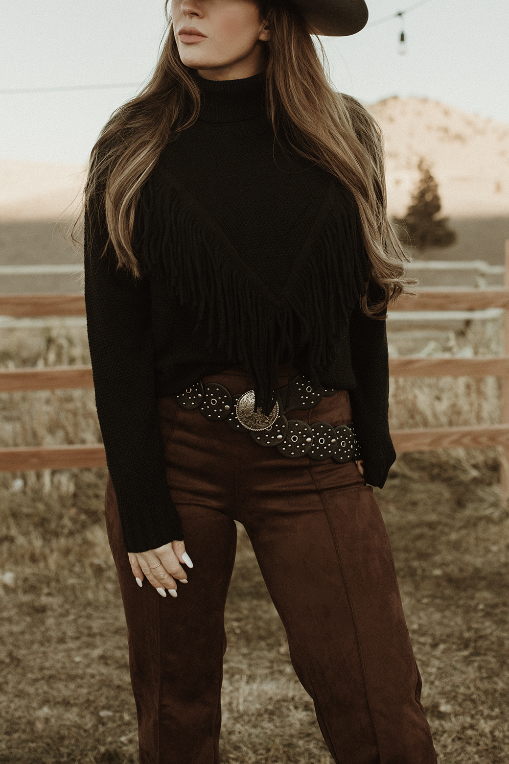 Felicia Fringe Sweater