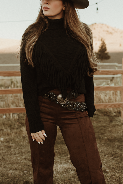 Felicia Fringe Sweater