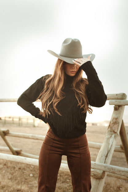 Felicia Fringe Sweater