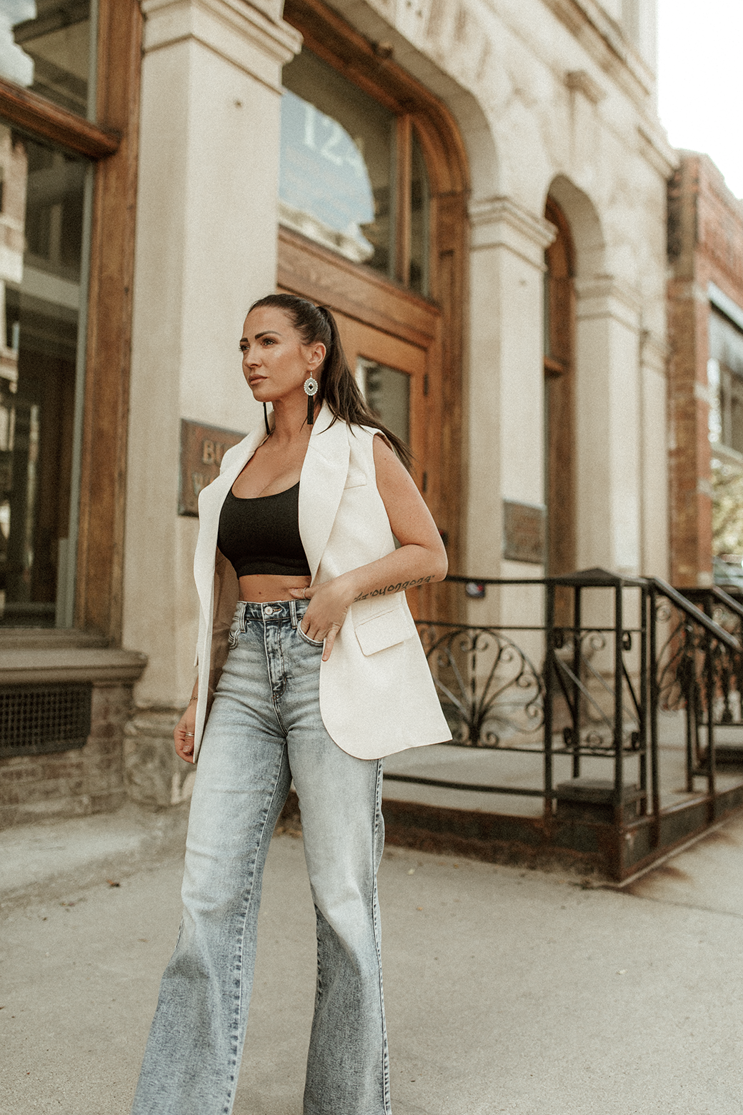 Virgo Sleeveless Blazer