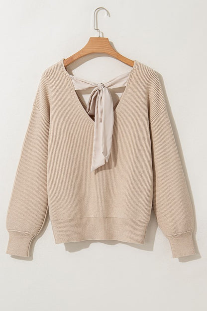 Laila  Bow Tie Sweater