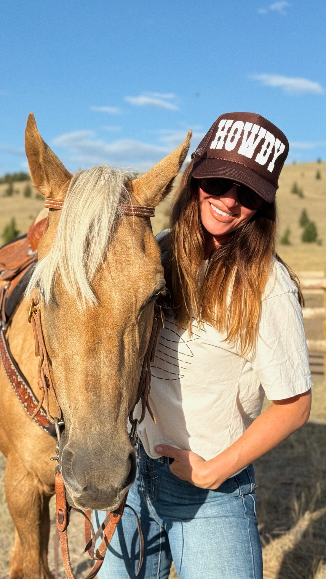 HOWDY BROWN FOAM HAT