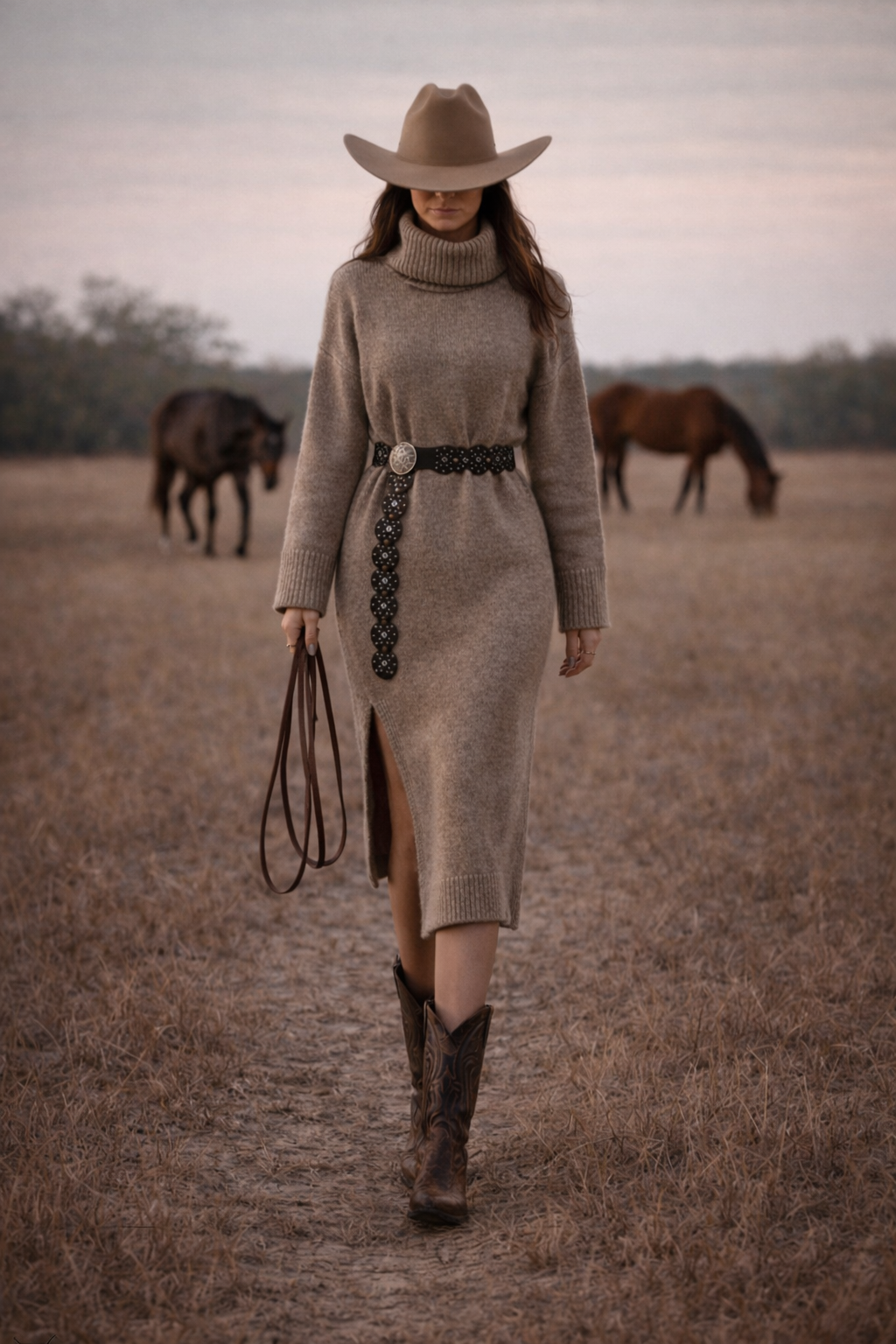 Mocha Sweater Dress