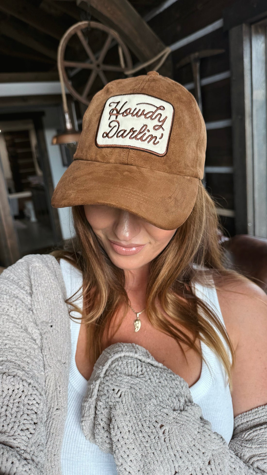 Suede Howdy Darlin Chat