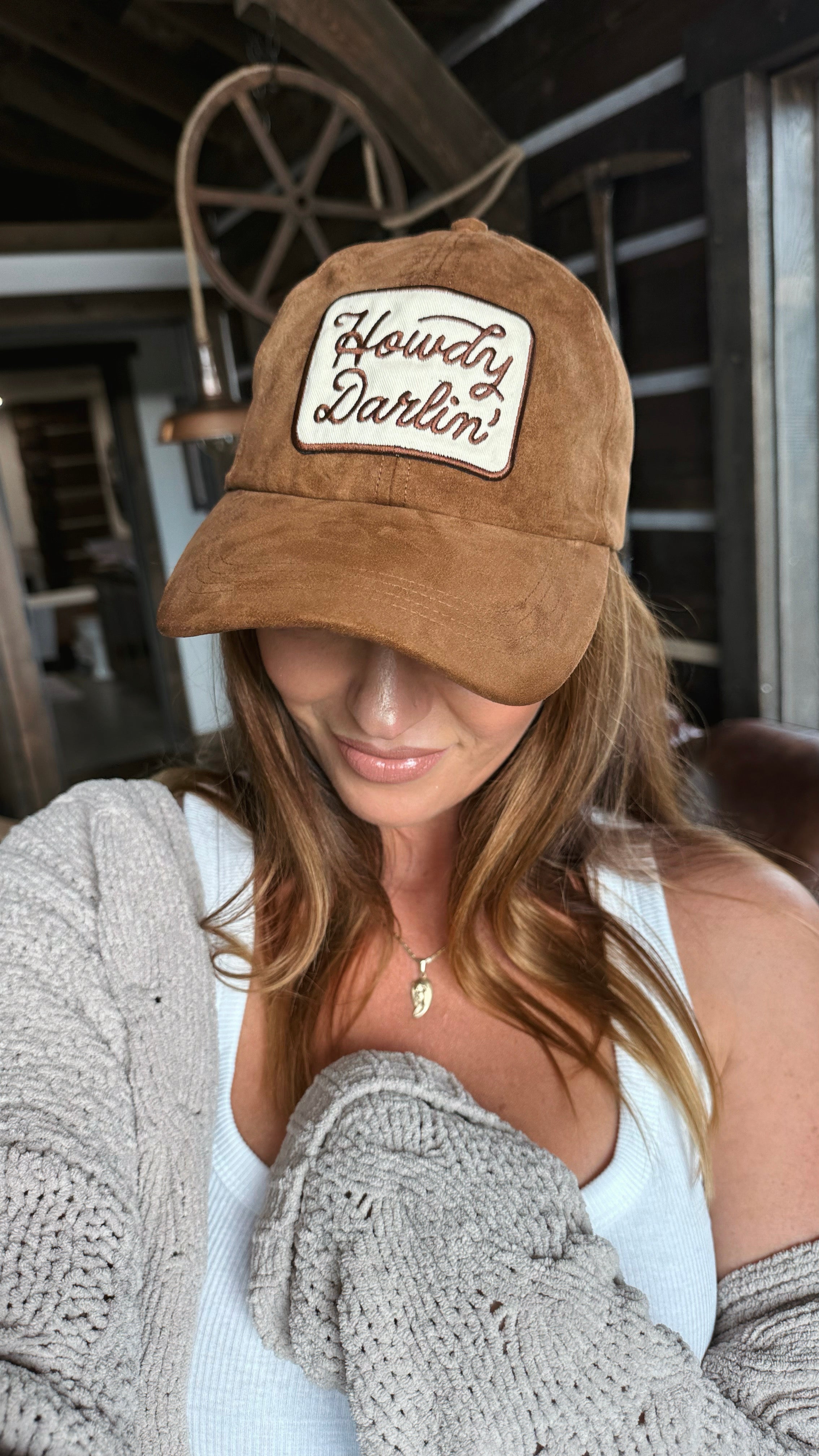 Suede Howdy Darlin Chat